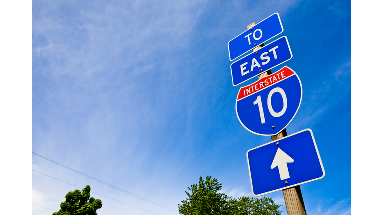 I-10 East Sign Getty RF