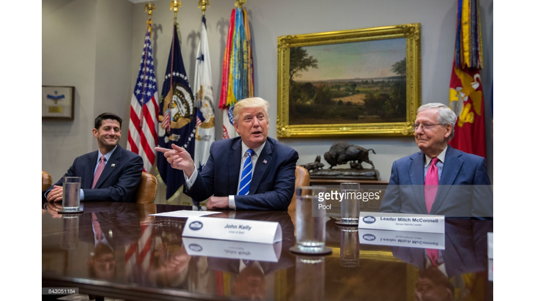 US President Donald Trump Meets With Congressional Leaders