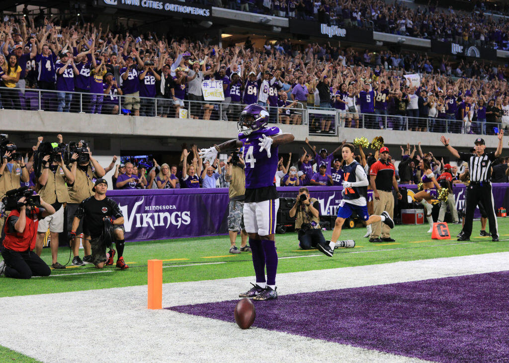 Sideline Access  Stefon Diggs scores wild TD, celebrates by