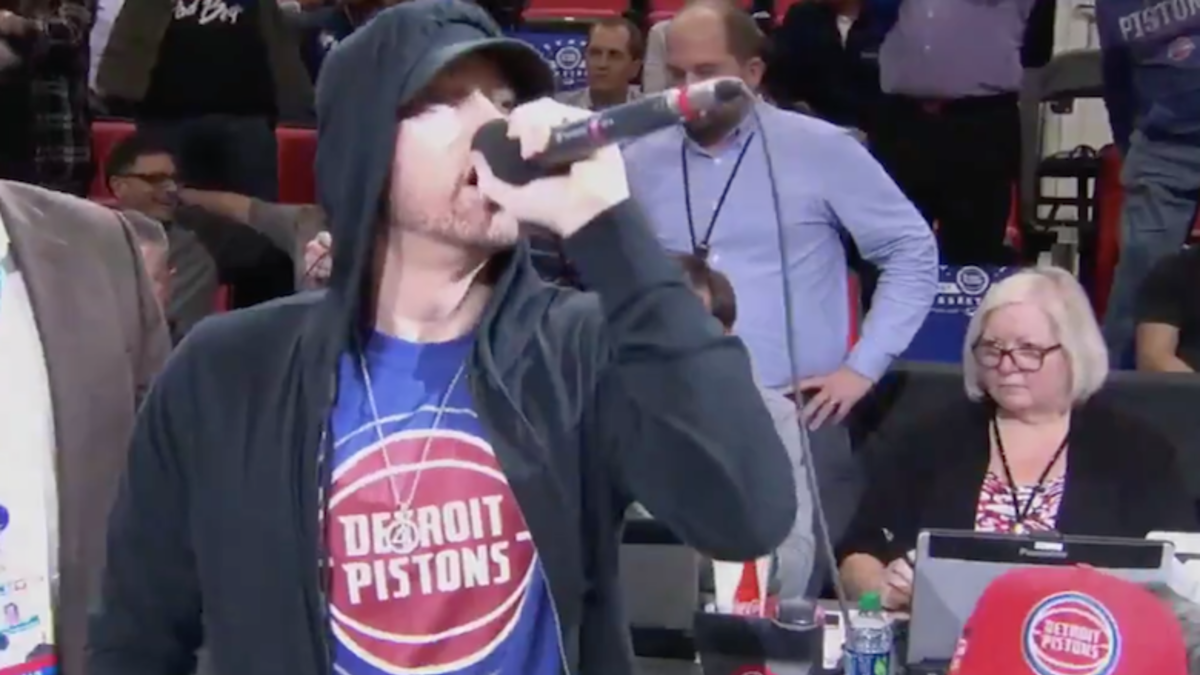 Eminem, Kid Rock and other firsts from Pistons' opener at Little