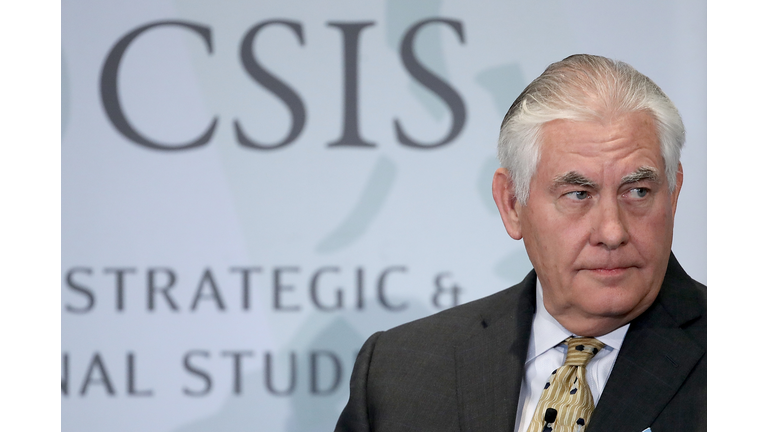 Secretary Of State Rex Tillerson Discusses US-India Relations At CSIS