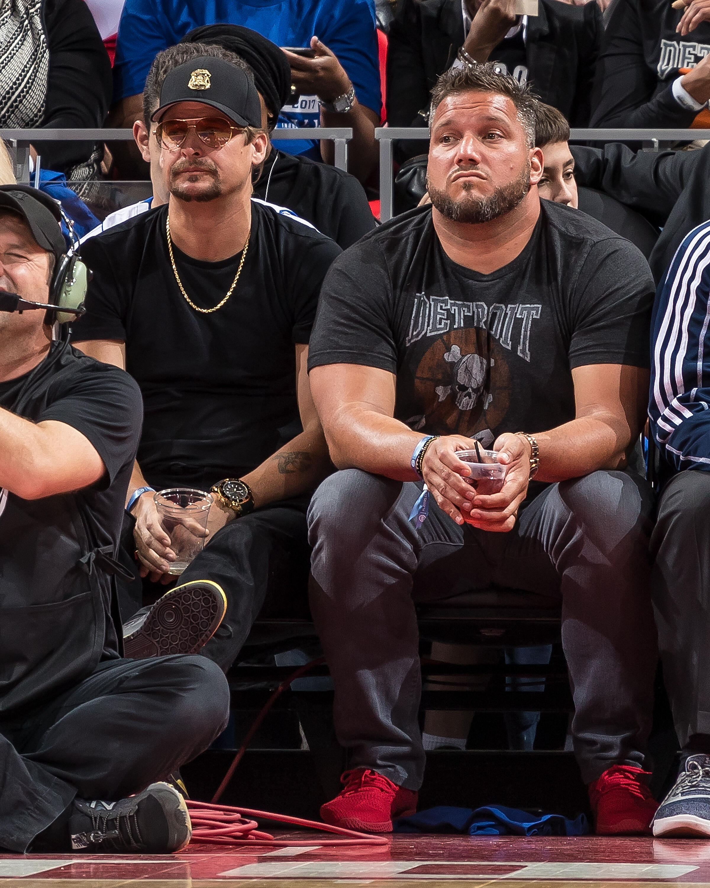 Pistons Fans Cheered Eminem and Booed Kid Rock at Their Season Opener