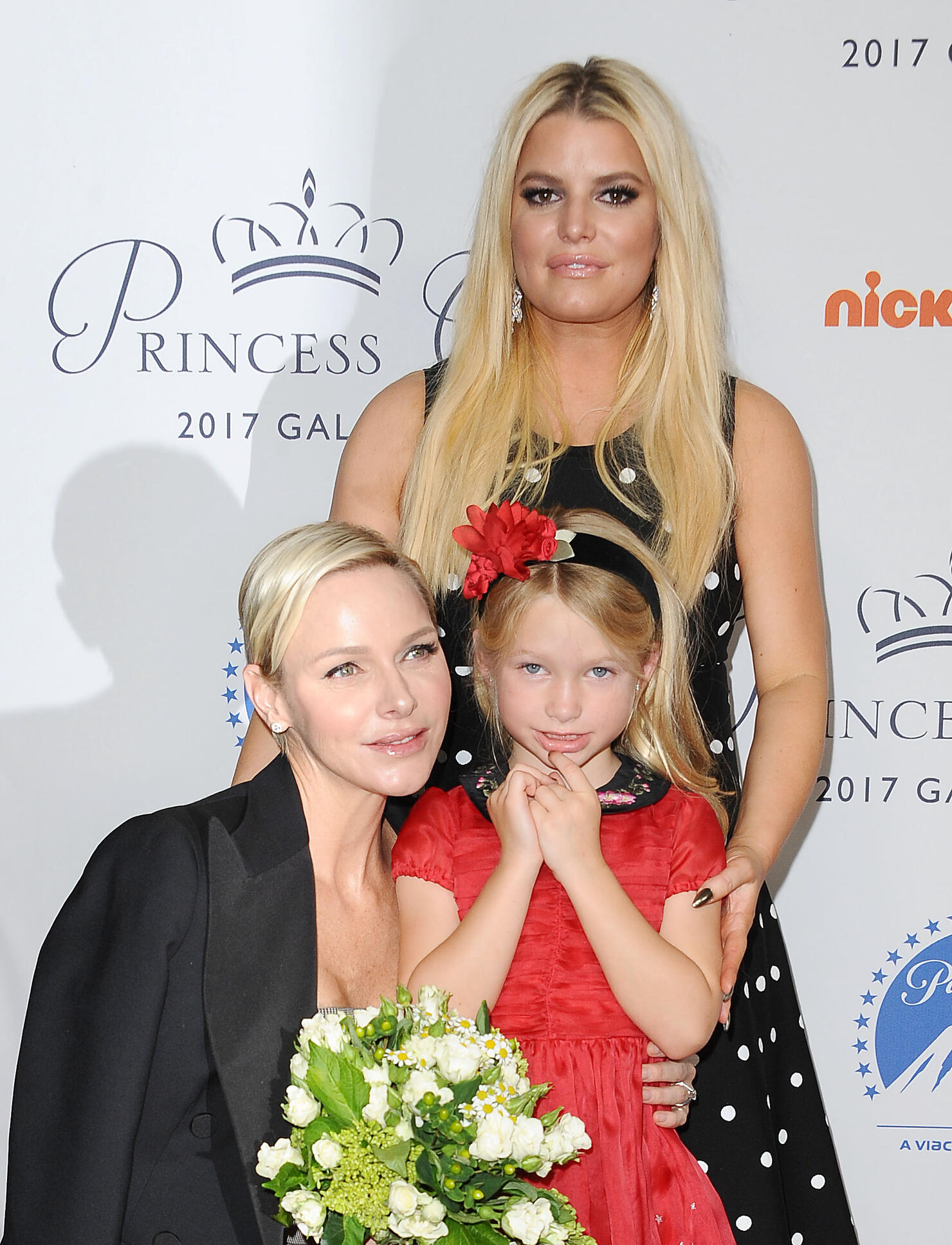 Jessica Simpson poses with look-alike 'Barbie' daughter Maxwell