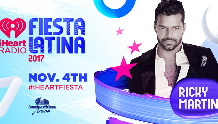 Ricky Martin Added To 2017 iHeartRadio Fiesta Latina Lineup on STAR 94.1