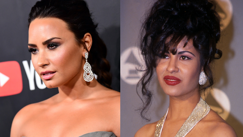 Demi Lovato Dressed Up as Selena For Halloween and Our Hearts Cant Take It  American Top 40 