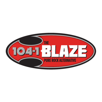 104-1 The Blaze logo