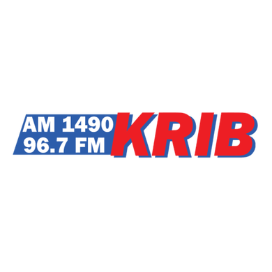 KRIB AM 1490 and 96.7FM logo