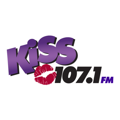 Kiss 107.1 logo