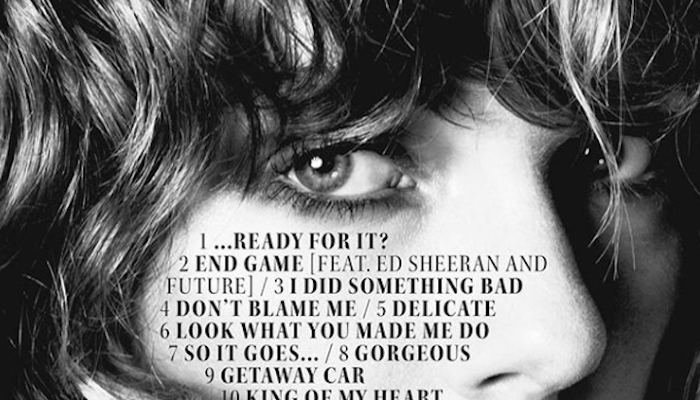 Taylor Swift Releases ‘reputation’ Track List  on Channel 933