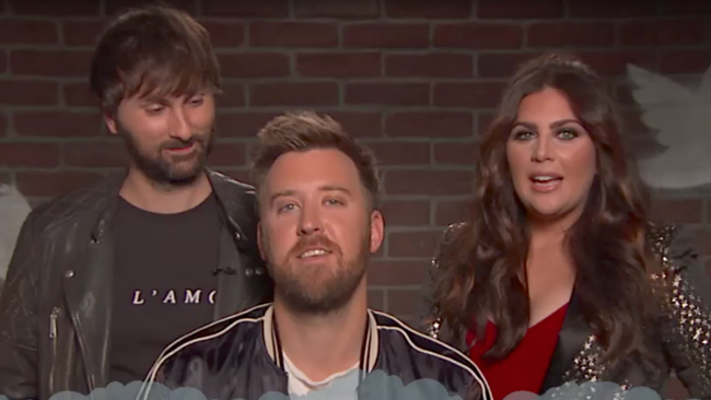 Lady Antebellum Blake Shelton More Read Mean Tweets On Kimmel