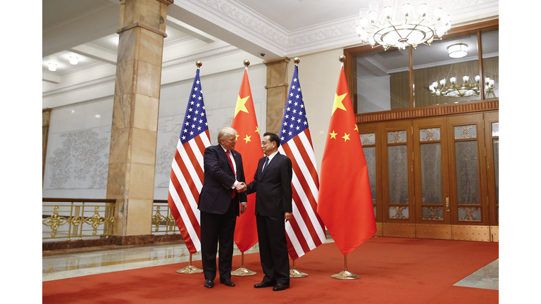 U.S. President Trump Visits China BEIJING, CHINA - NOVEMBER 9: 