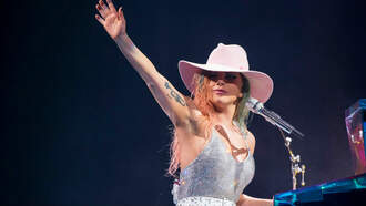 Lady Gaga Flashes Her 'Peach' (And A Ring) During Bikini-Clad Outing