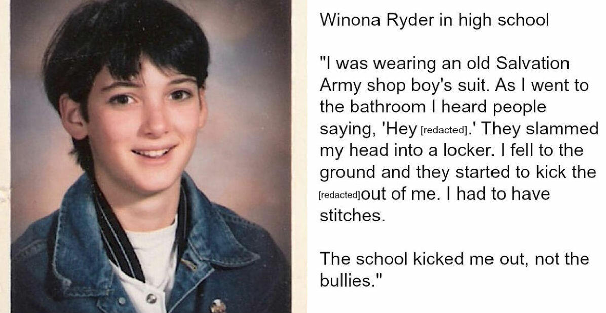 Winona Ryder Tortured In School Turns The Tables On Bully ...