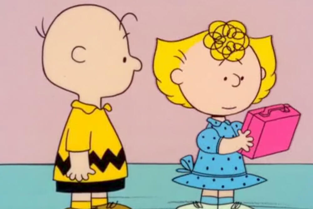 23. Sally Brown from "Charlie Brown" .
