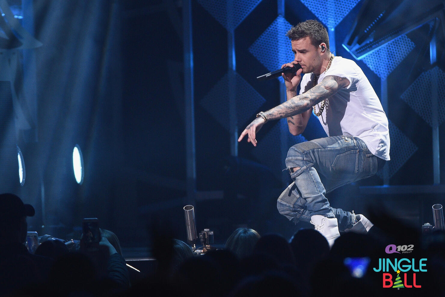 Liam Payne at Q102 Jingle Ball 2017