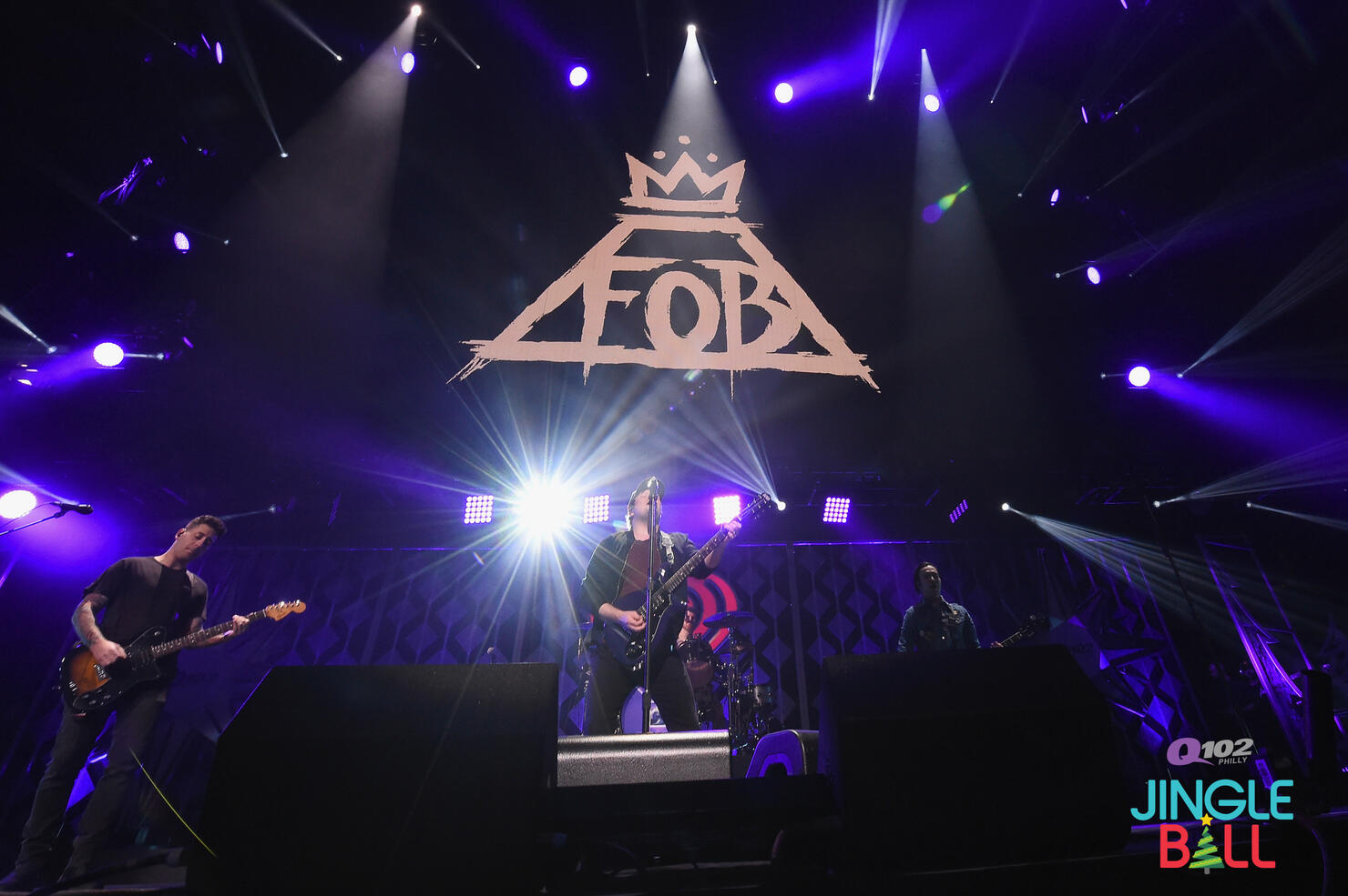 Fall Out Boy live at Q102 Jingle Ball 2017