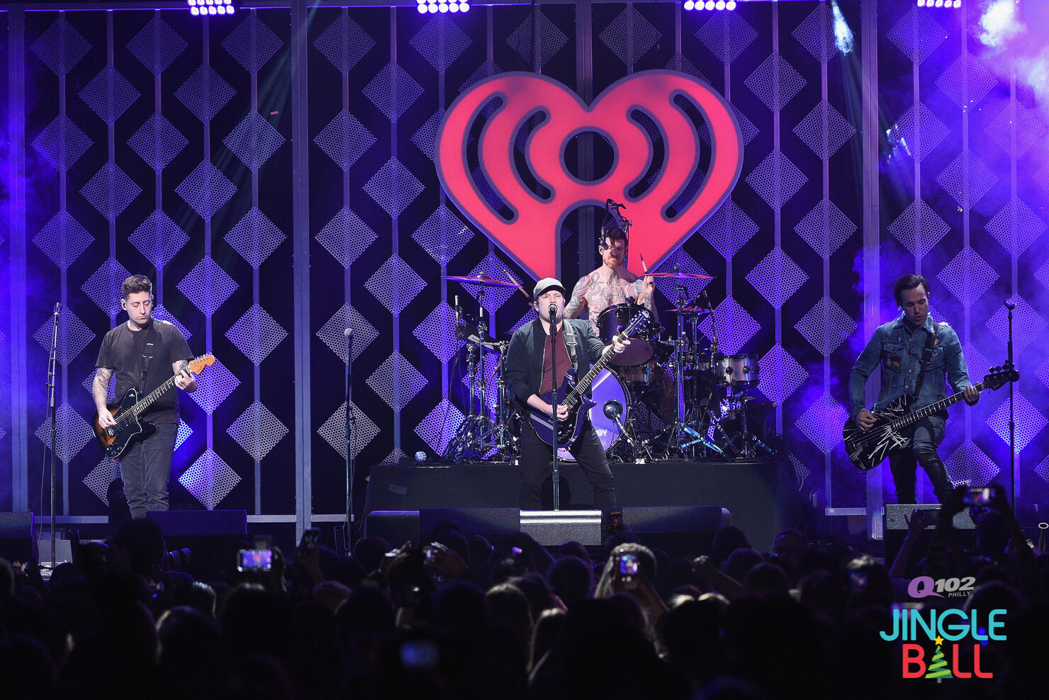 Fall Out Boy live at Q102 Jingle Ball 2017