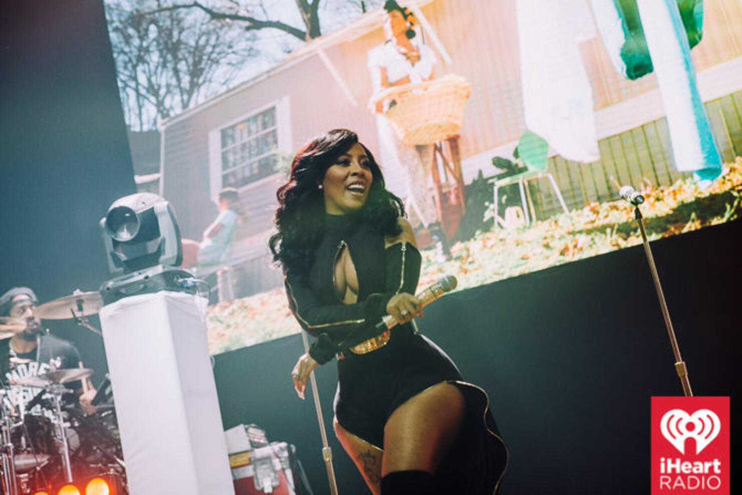 K. Michelle plays a sold out show at Webster Hall in NYC on March 29, 2016.