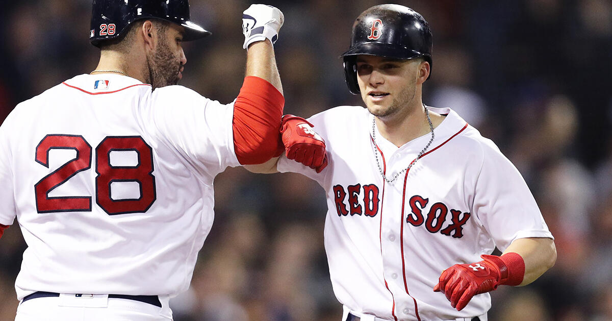 Andrew Benintendi Thriving In Lead-Off Spot For Red Sox - Thumbnail Image