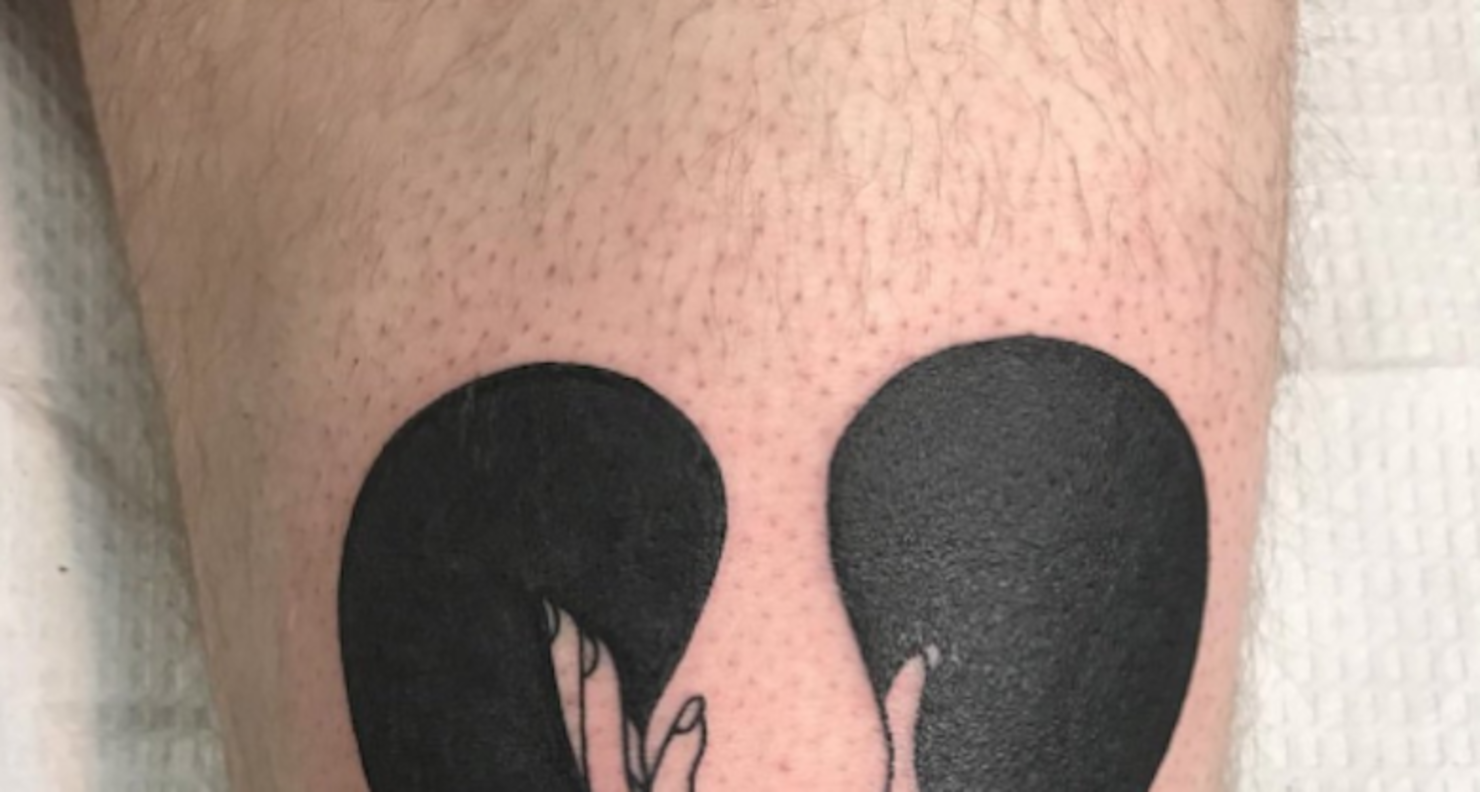 Unbelievably, This Guys Heart Tattoo Is Exactly What It Looks Like iHeart