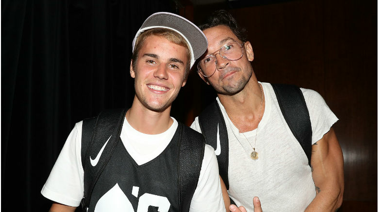 Justin Bieber & Carl Lentz (Getty Images)