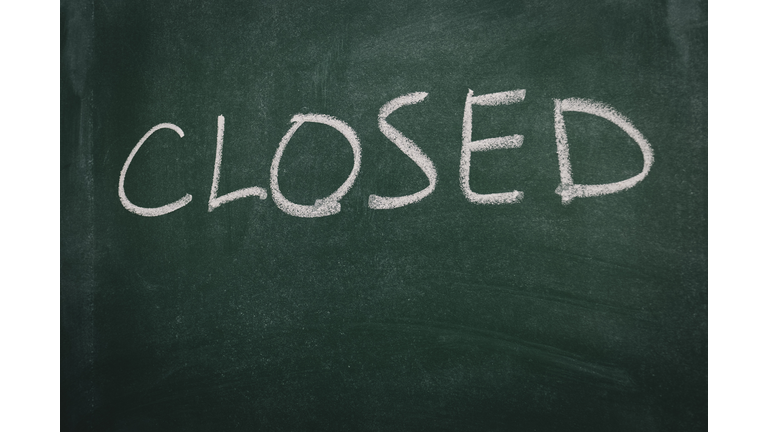 Closed on Blackboard Getty RF