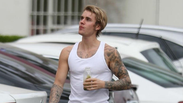 Justin Bieber and Selena Gomez Have a Sweaty Pilates Session