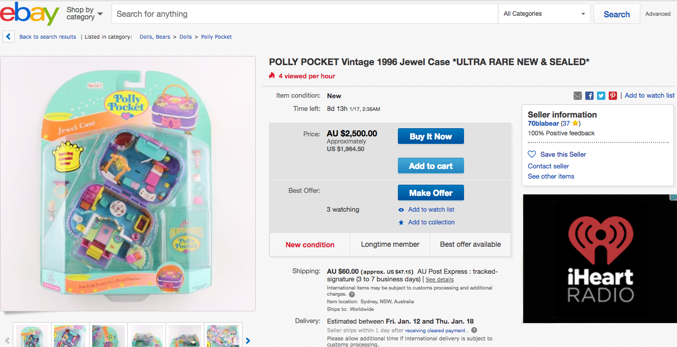 polly pocket ebay guide