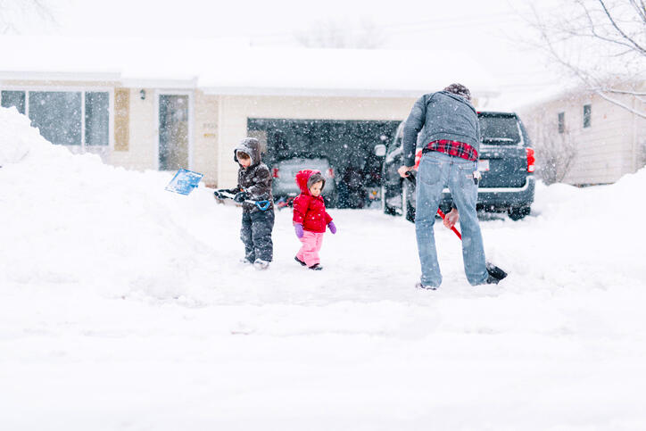 Snow Shoveling in Iowa