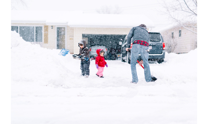 Snow Shoveling in Iowa