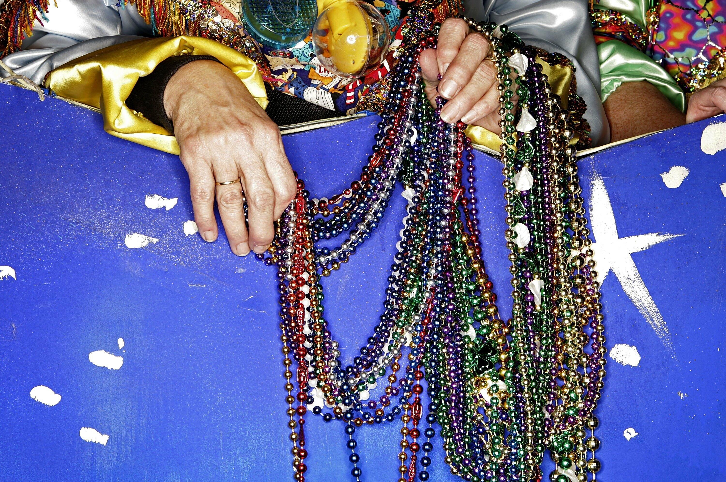N.O. Pulls 46 Tons of Mardi Gras Beads from Drain - Thumbnail Image