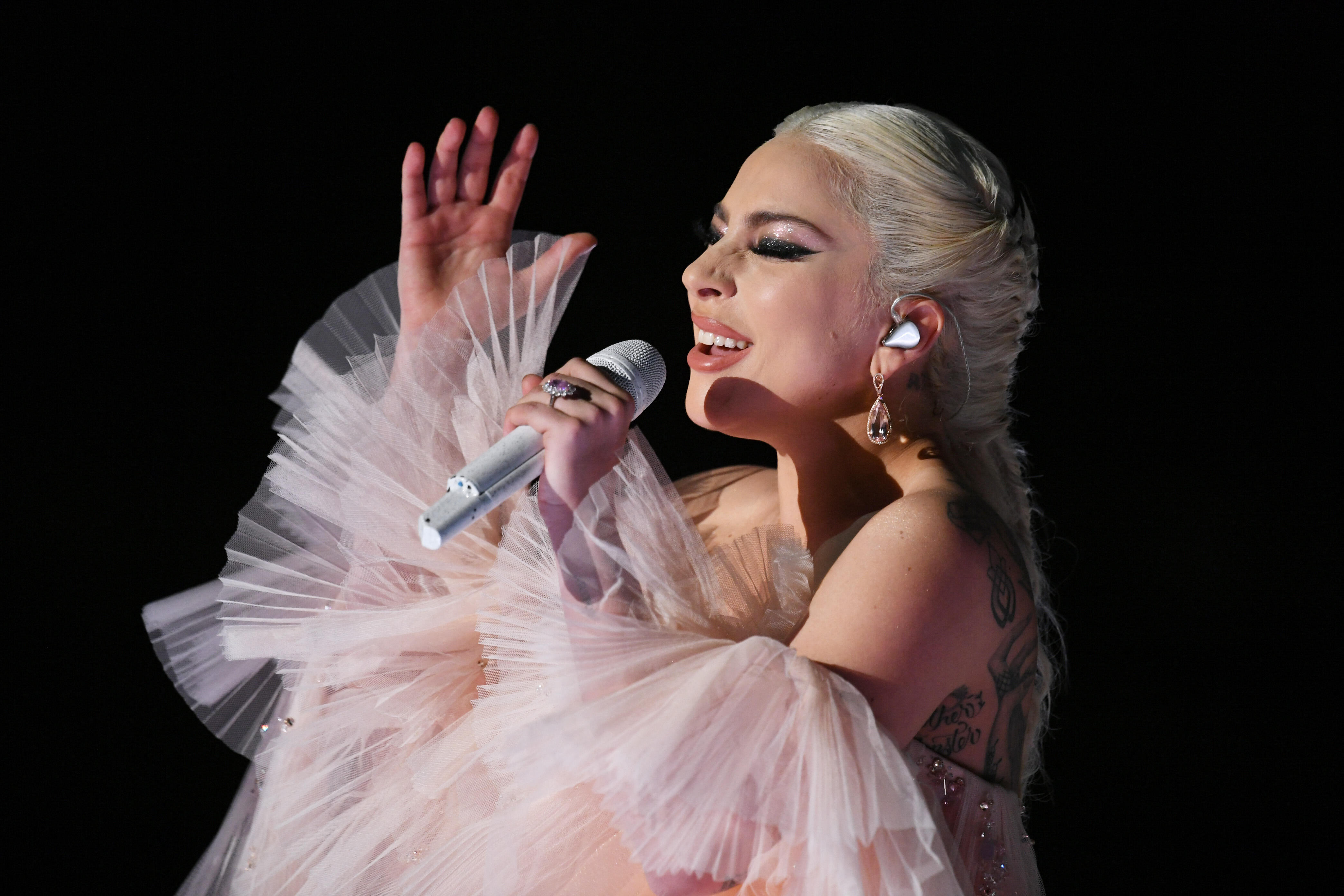 Lady Gaga Shows Off Reported (and Huge!) Engagement Ring 