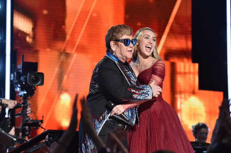 Elton John, Miley Cyrus