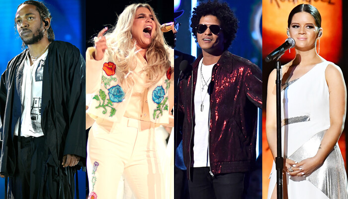 2018 Grammys: Bruno Mars Wins Big, Kesha Reps For #MeToo & More Moments on Channel 933