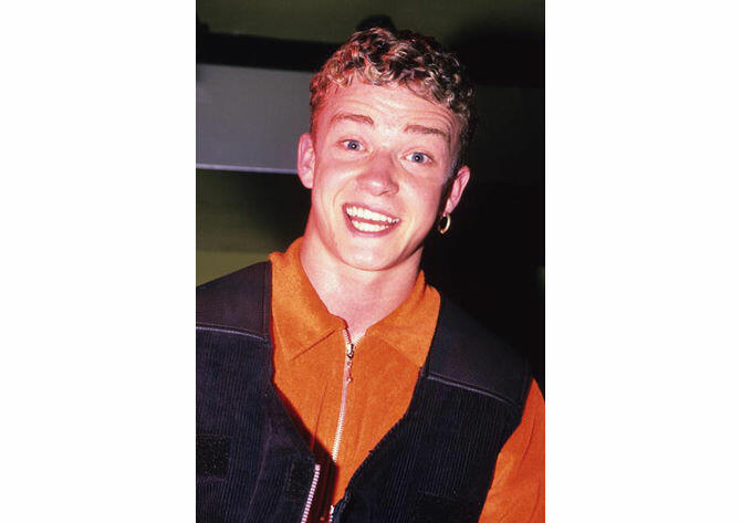 Justin Timberlake with a smile on his face