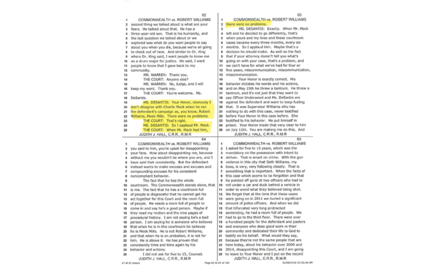 Meek Mill Court Documents