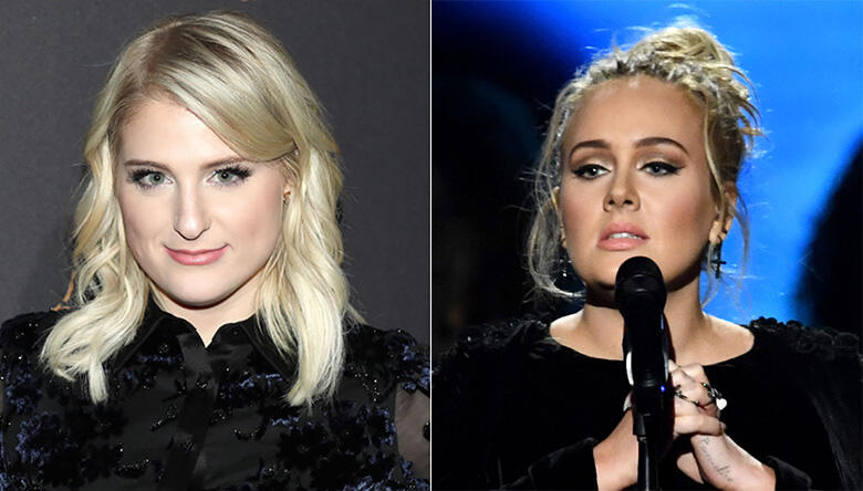 Meghan Trainor is all about Adele wearing grippy socks during her residency  – MOViN 92.5