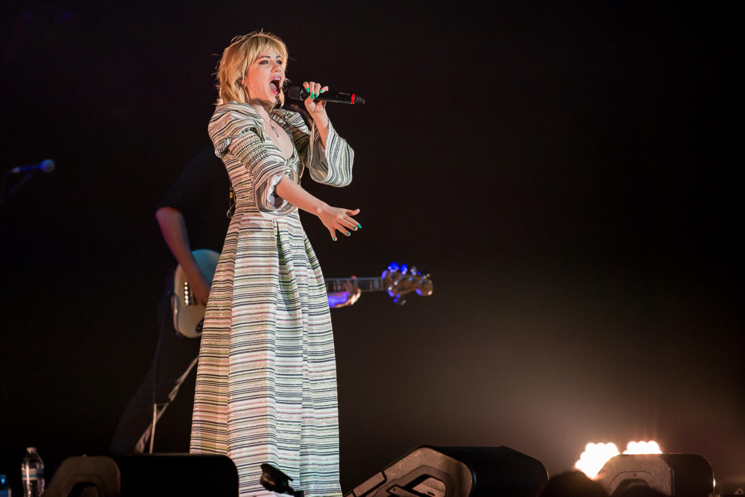 Carly Rae Jepsen opening up for Katy Perry at the Tacoma Dome. 