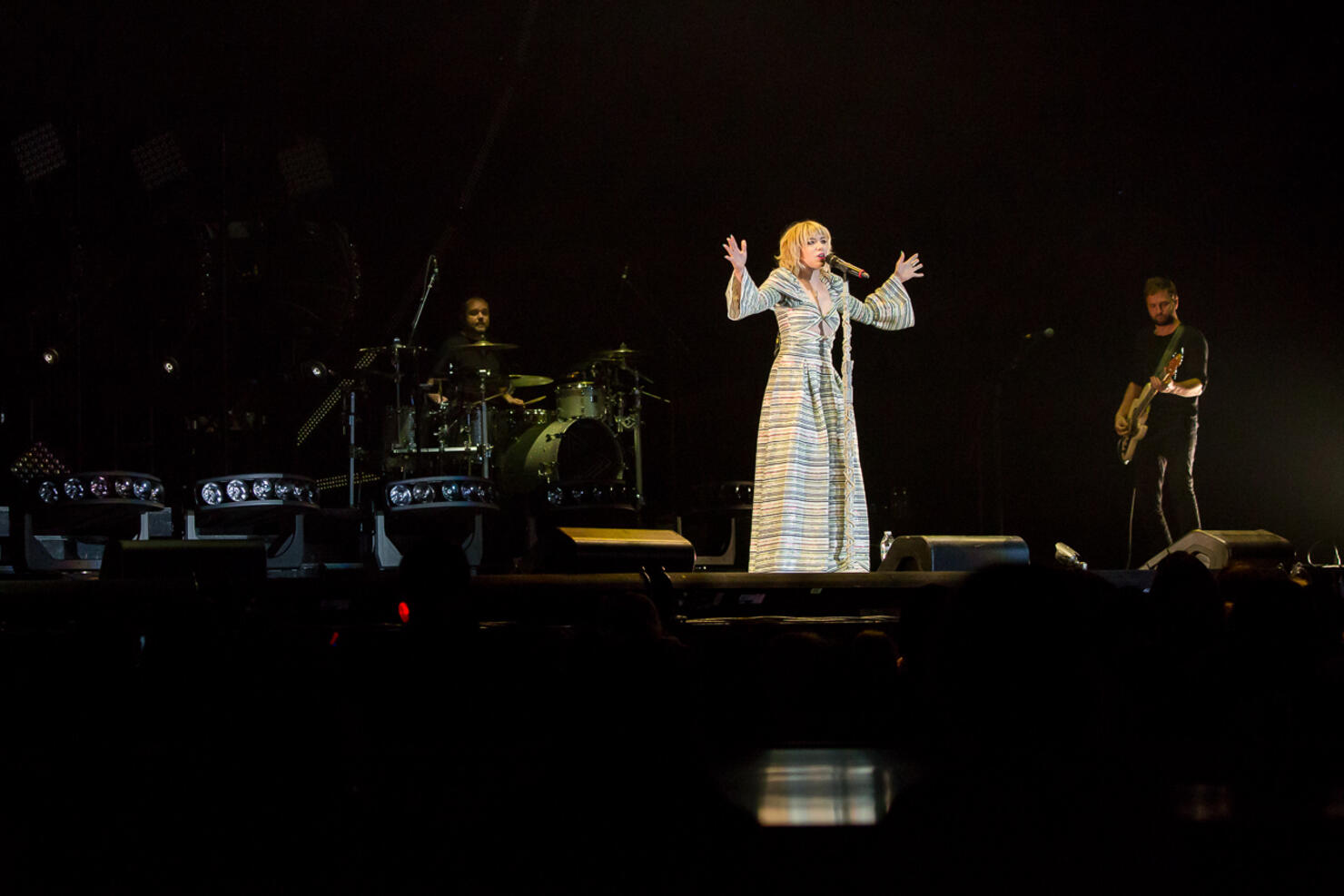 Carly Rae Jepsen opening up for Katy Perry at the Tacoma Dome. 
