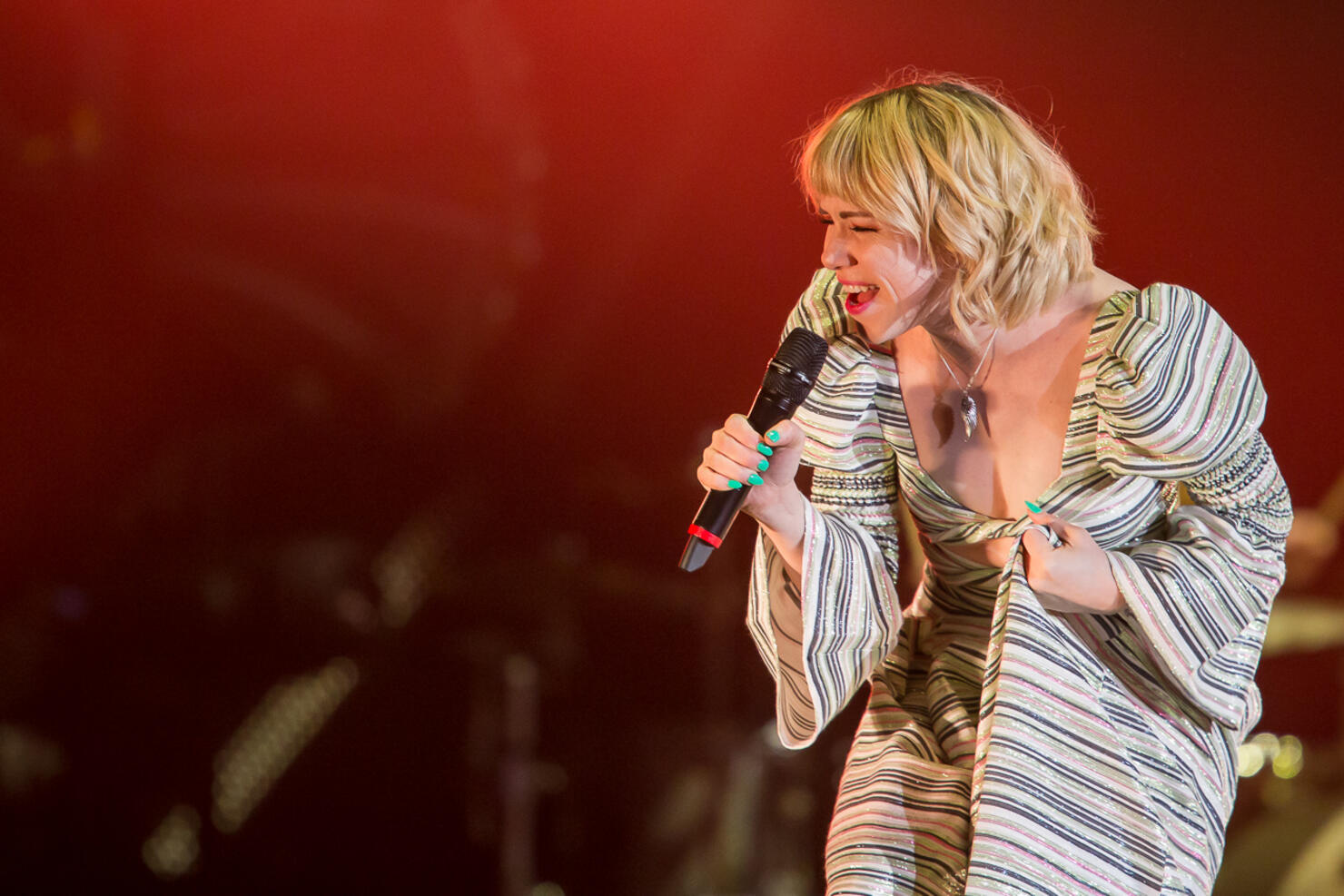 Carly Rae Jepsen opening up for Katy Perry at the Tacoma Dome. 
