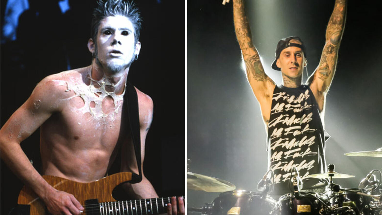 Limp Bizkit s Wes Borland Blink 182 s Travis Barker Working On