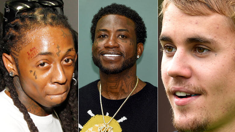 face tattoos celebrities