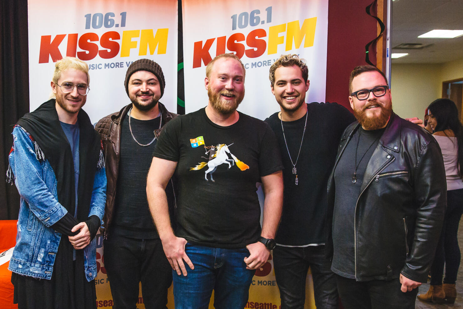 Walk the Moon at 106.1 KISS FM - Meet and Greet Photos