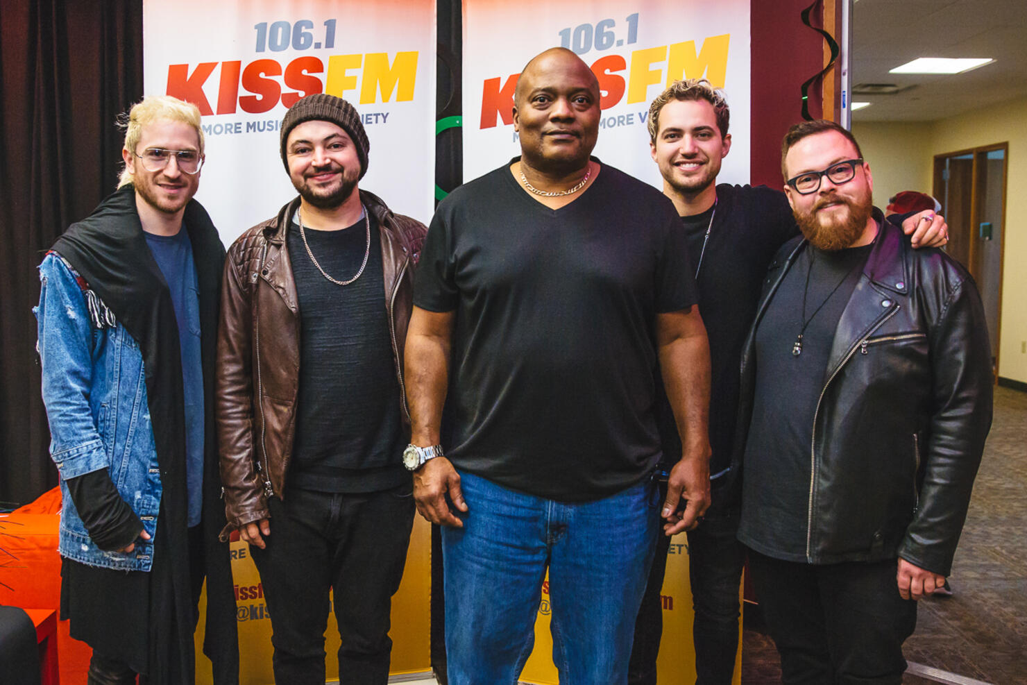 Walk the Moon at 106.1 KISS FM - Meet and Greet Photos