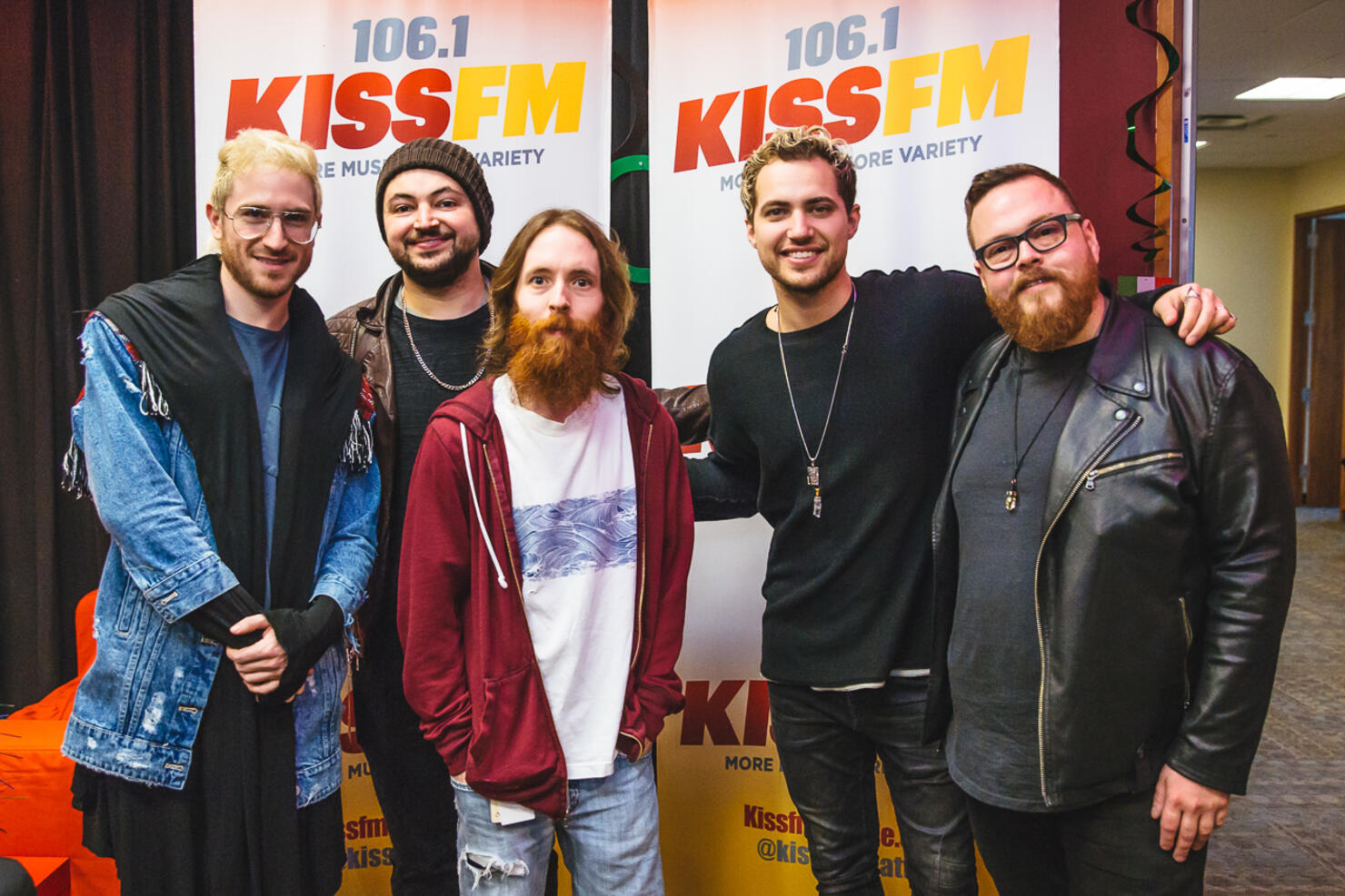 Walk the Moon at 106.1 KISS FM - Meet and Greet Photos