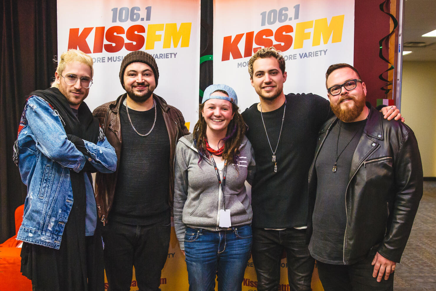 Walk the Moon at 106.1 KISS FM - Meet and Greet Photos