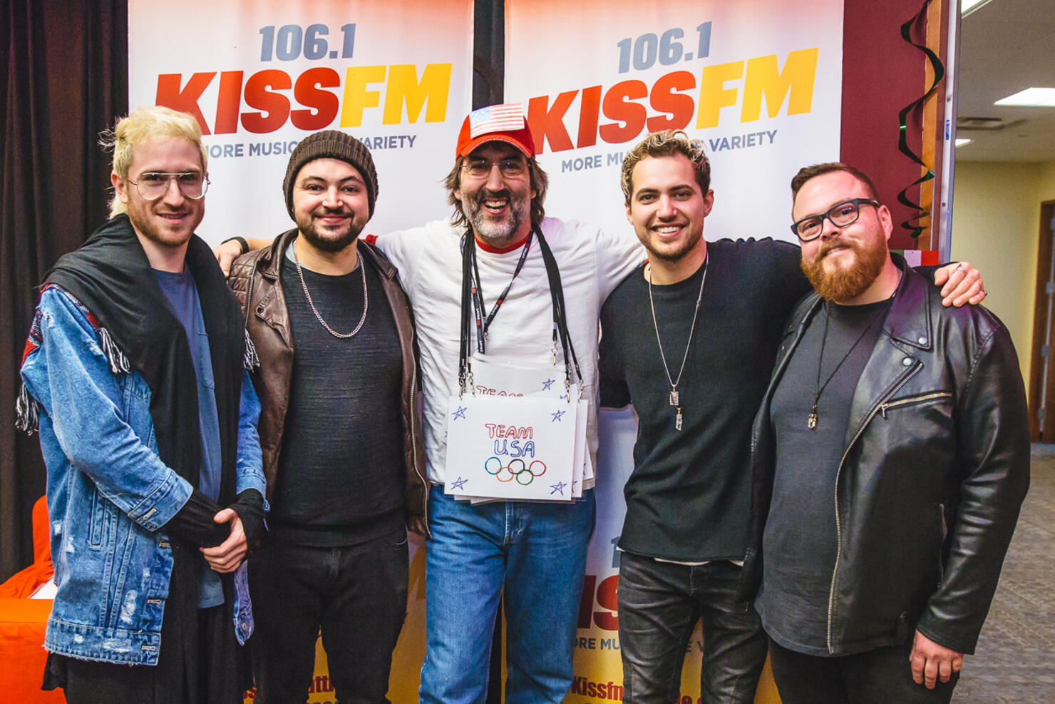 Walk the Moon at 106.1 KISS FM - Meet and Greet Photos