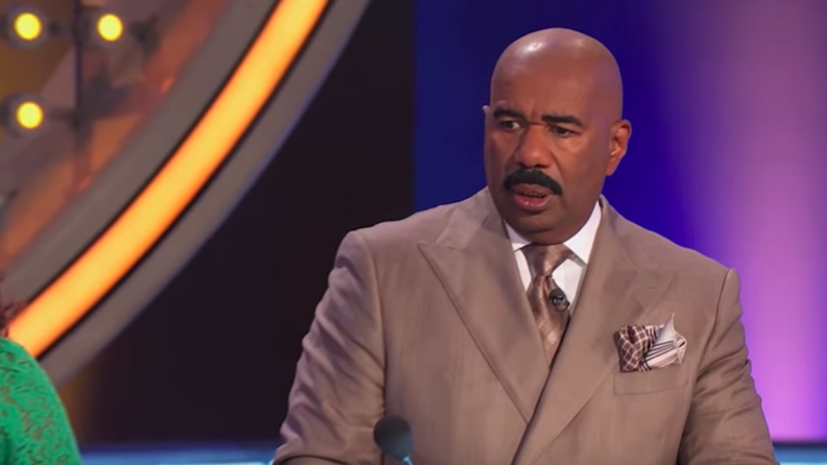 Contestant's Family Feud Answer Offends Steve Harvey | iHeart