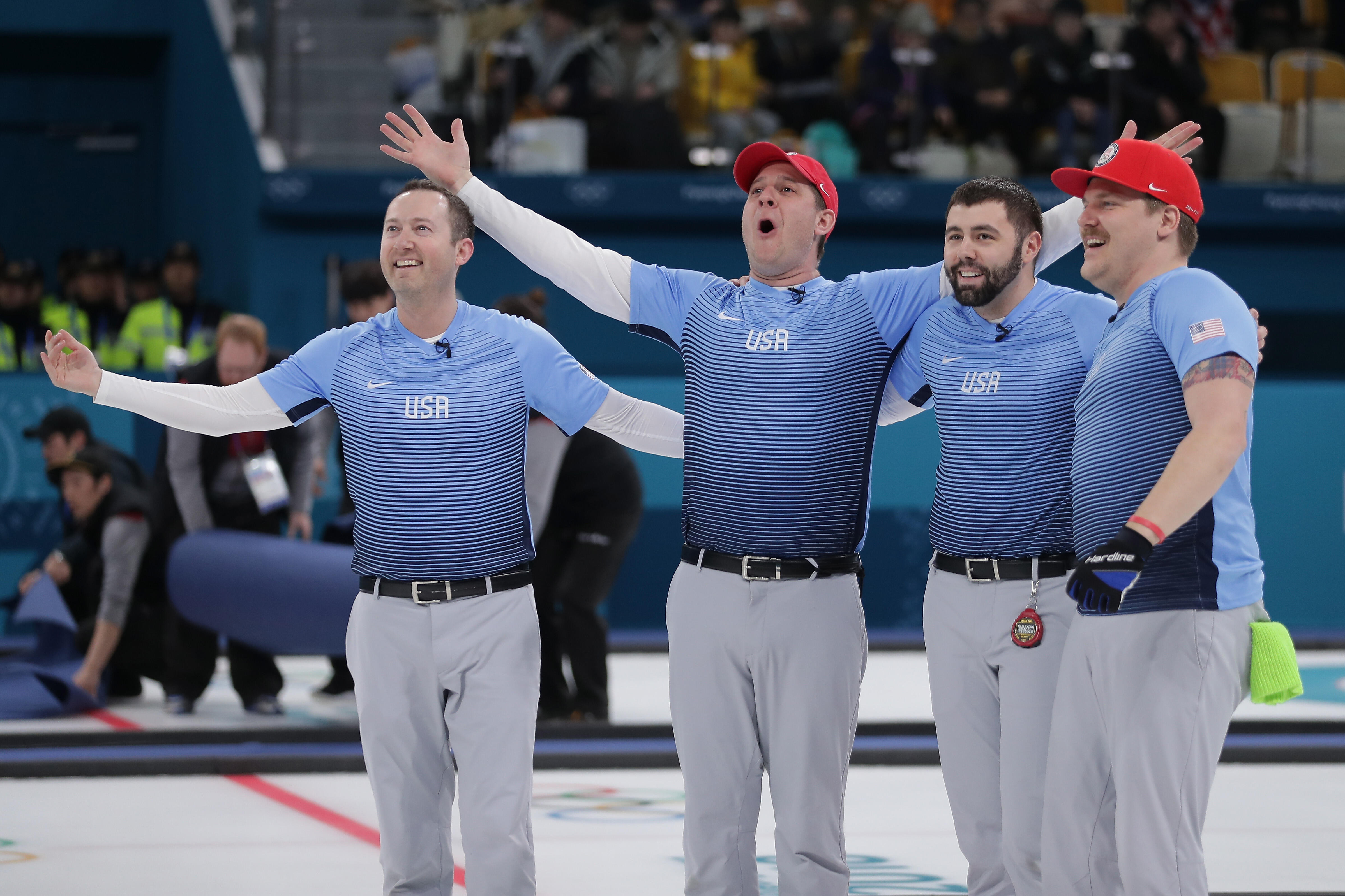 Gold Medal U.S. Men's Curling Team Can't Score Flight Upgrade AM 570
