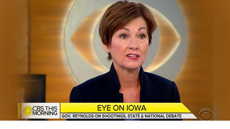 Iowa Governor Kim Reynolds on CBS This Morning
